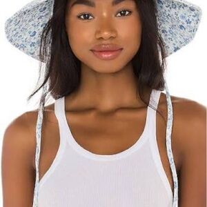 Lack of Color Holiday Floral Blue Bucket Sun Hat L/XL